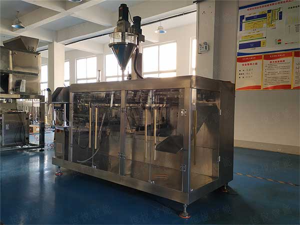 全自動(dòng)水平給袋式包裝機(jī)，多快好省效率高
